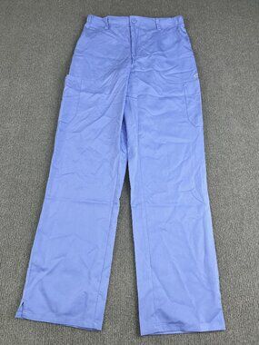 WonderWink Mens Modern Fit Scrub Pants S Blue Cargo Pocket Elastic Waist NWOT